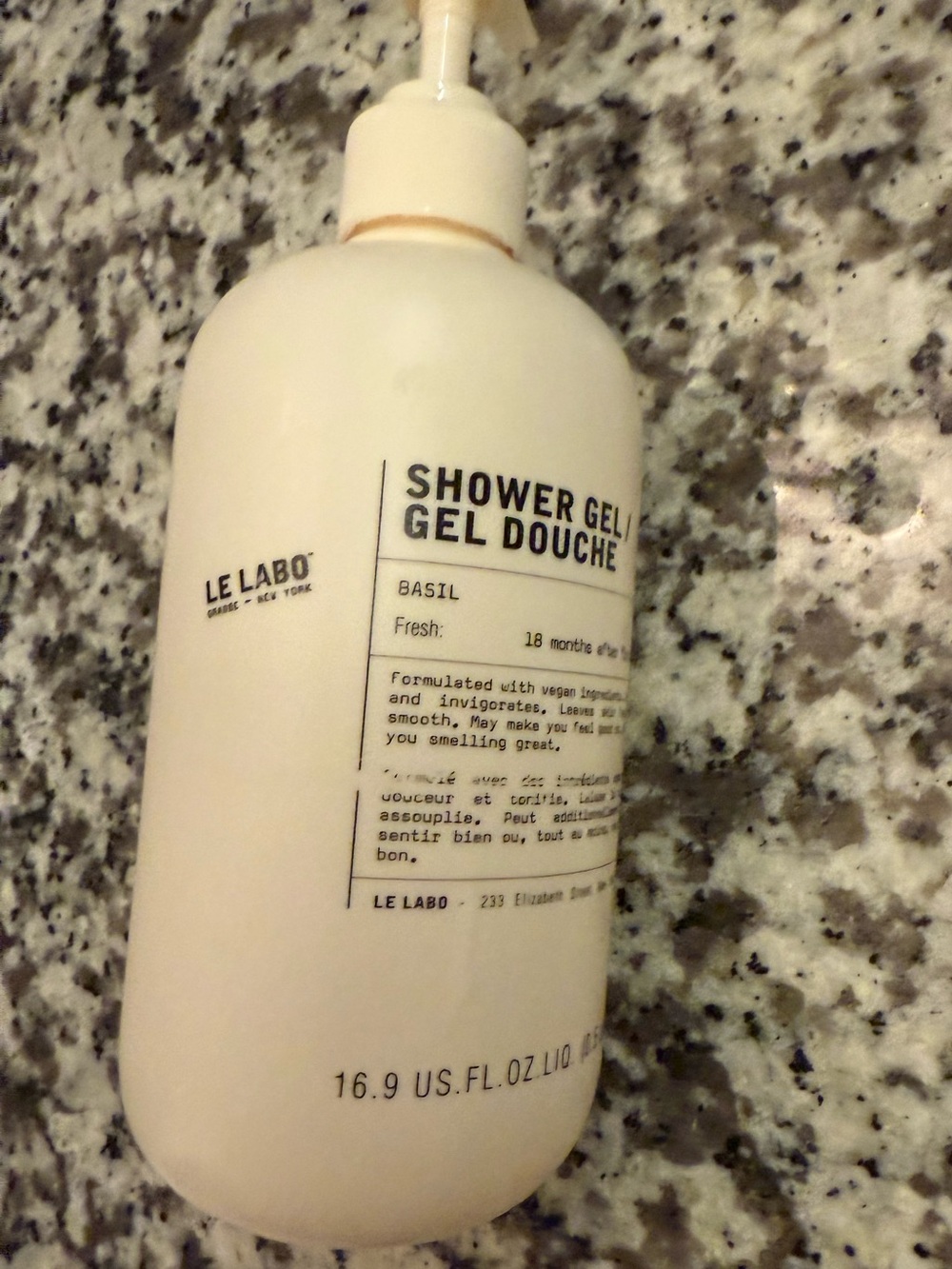 Le Labo body wash